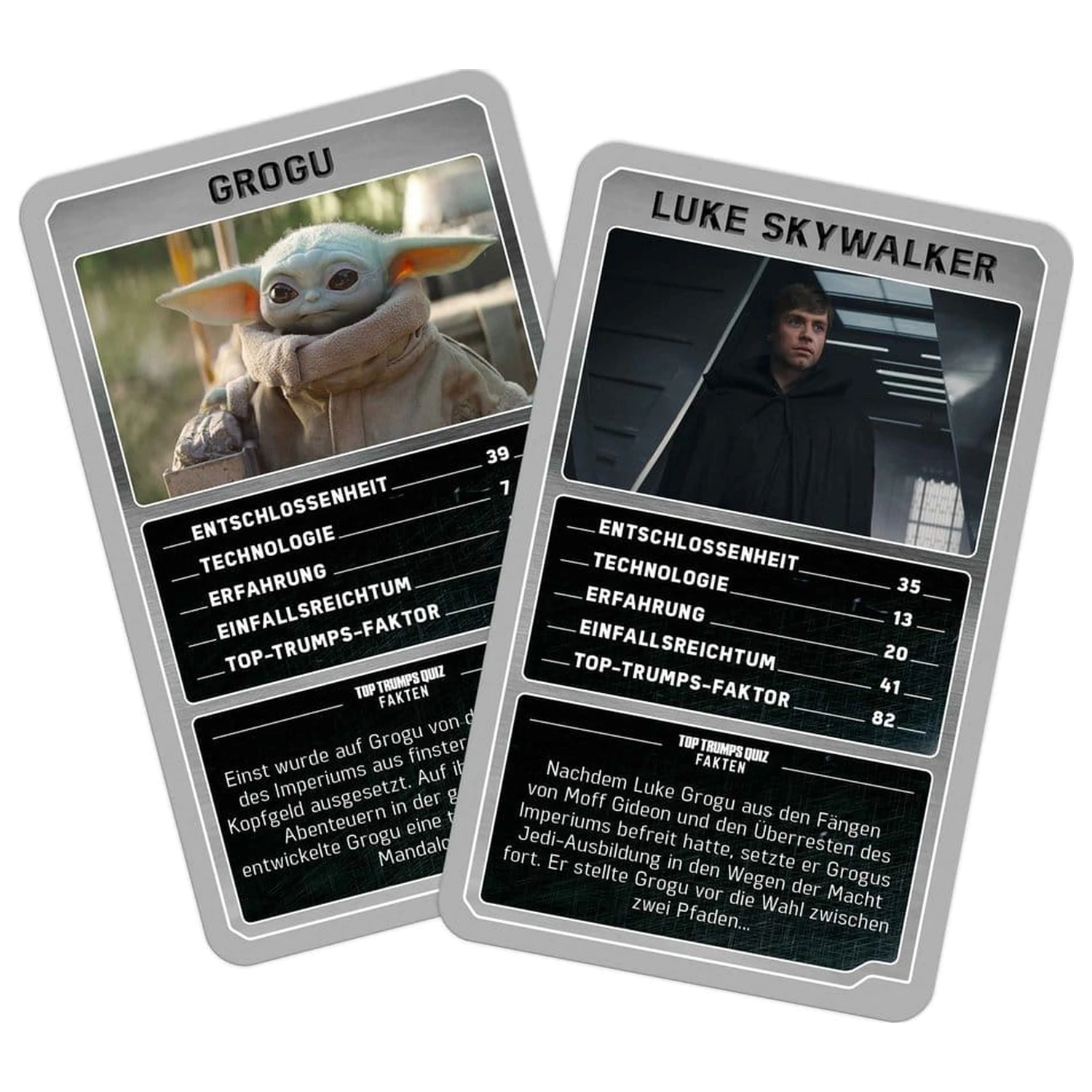 Gra karciana The Mandalorian and Grogu Top Trumps Collectables, niemiecka wersja zdjęcie produktu