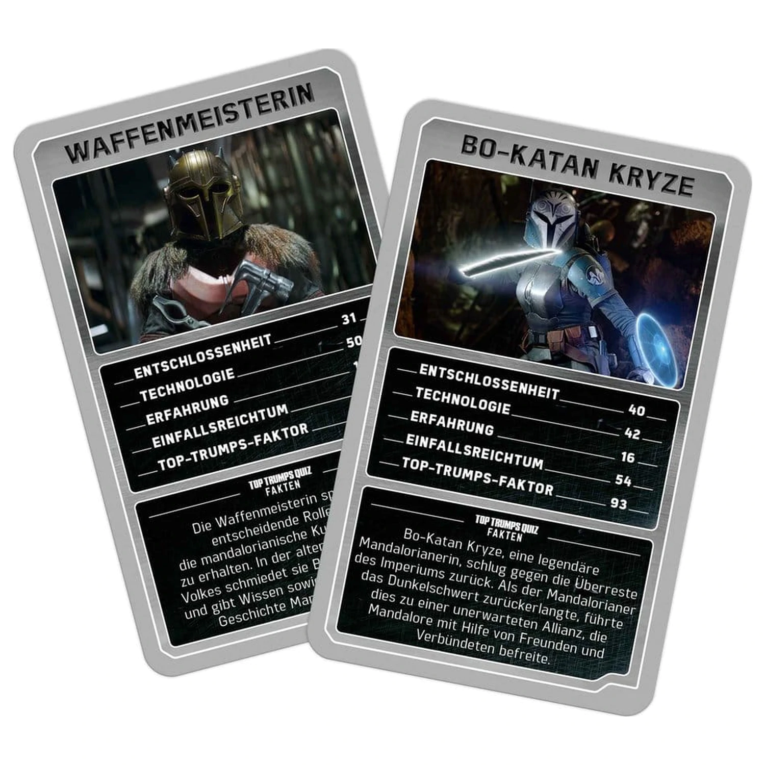 Gra karciana The Mandalorian and Grogu Top Trumps Collectables, niemiecka wersja zdjęcie produktu