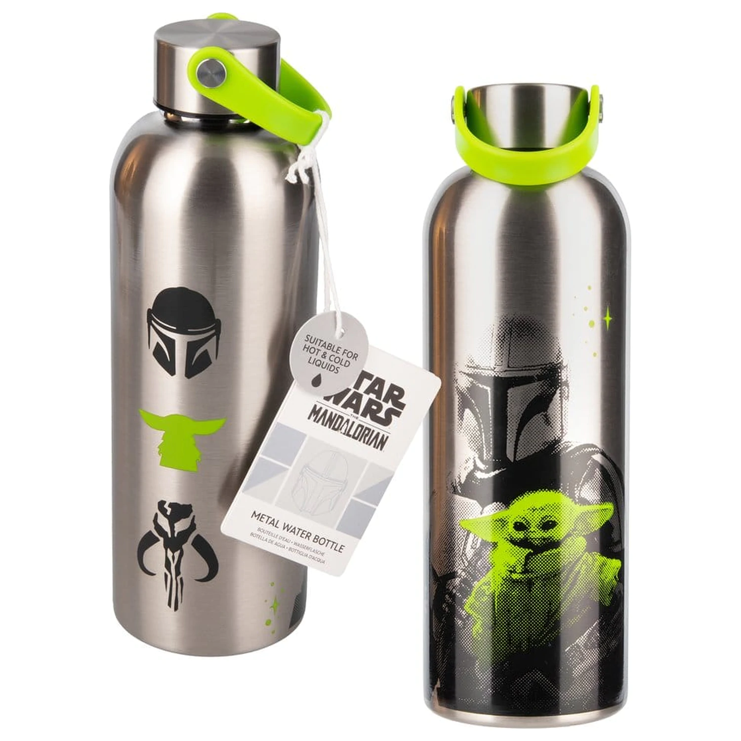 The Mandalorian Metalowa Butelka na wodę Mandalorian & Grogu zdjęcie produktu