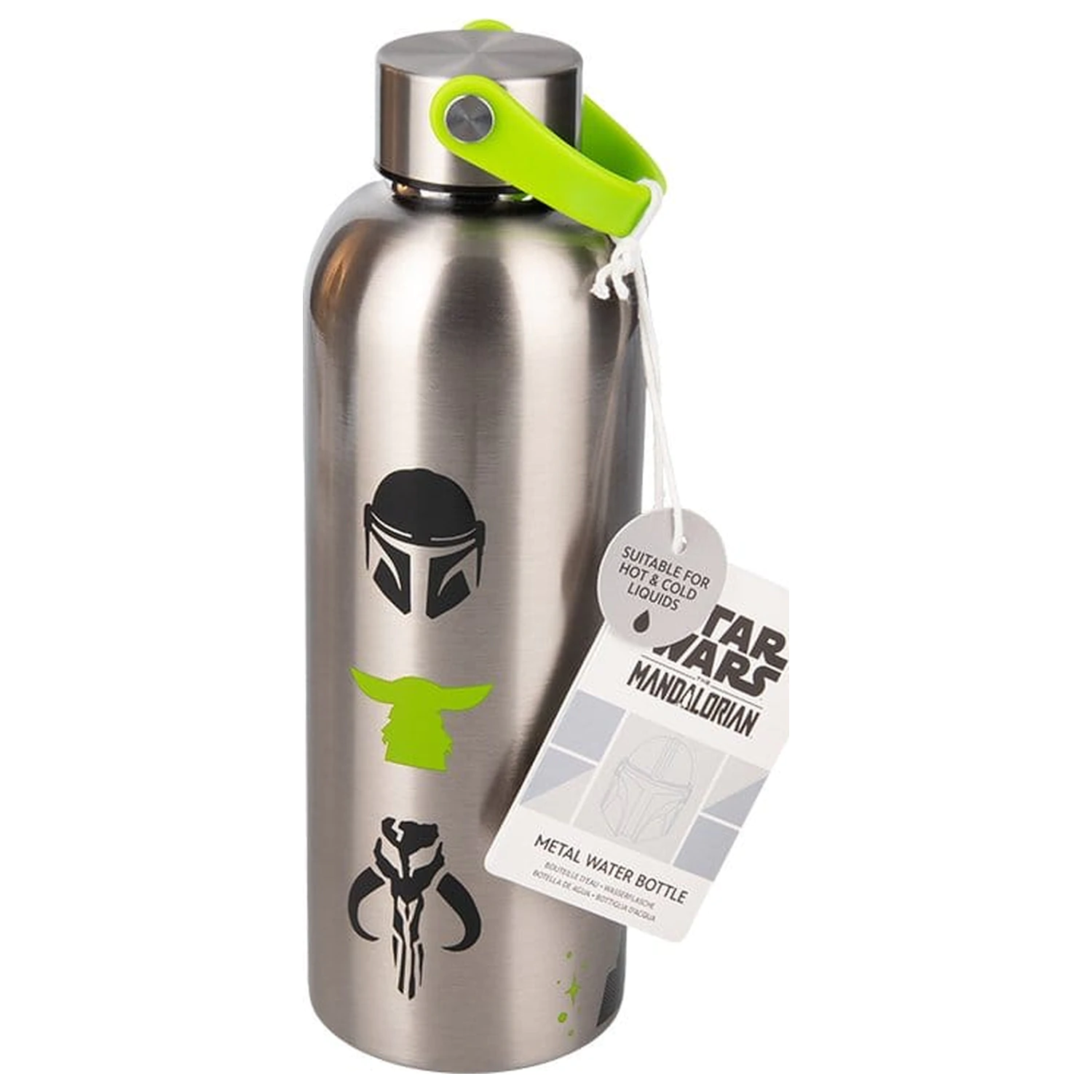 The Mandalorian Metalowa Butelka na wodę Mandalorian & Grogu zdjęcie produktu