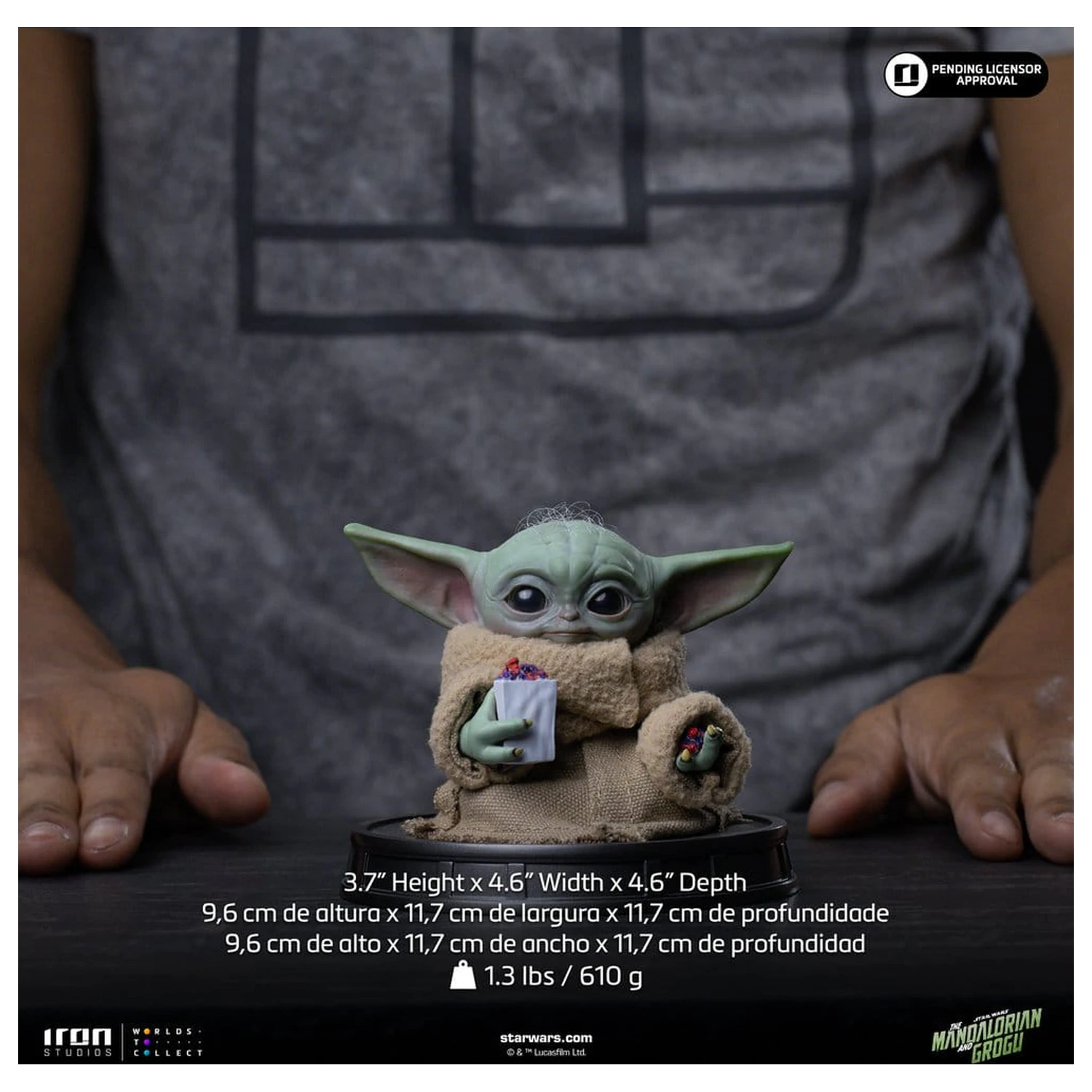 The Mandalorian & Grogu Grogu Collection Statuetka Grogu Popcorn Time zdjęcie produktu