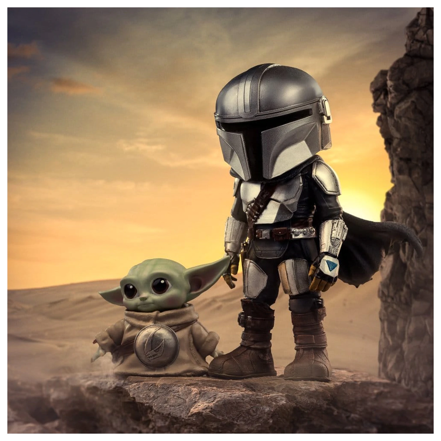 The Mandalorian & Grogu MiniCo Figurka The Mandalorian and Grogu zdjęcie produktu