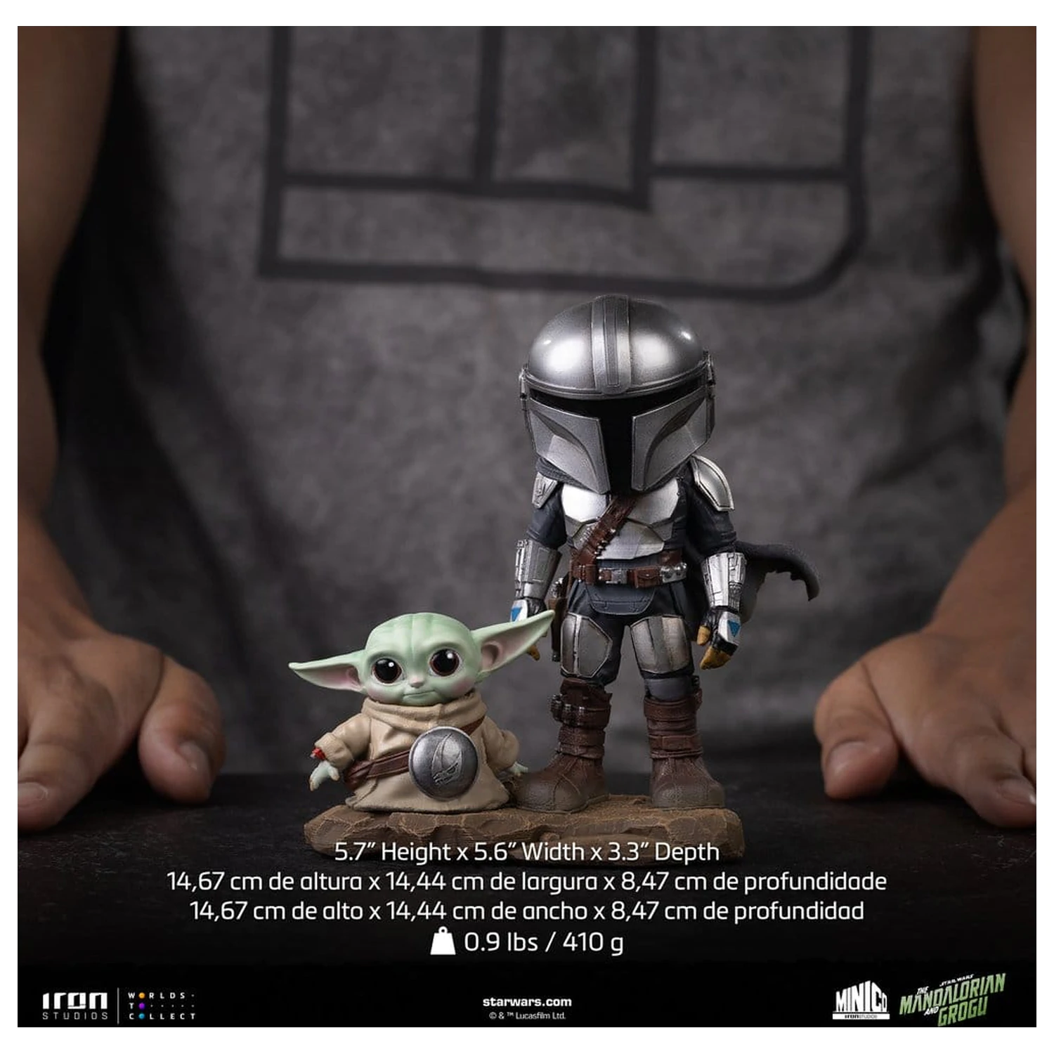 The Mandalorian & Grogu MiniCo Figurka The Mandalorian and Grogu zdjęcie produktu