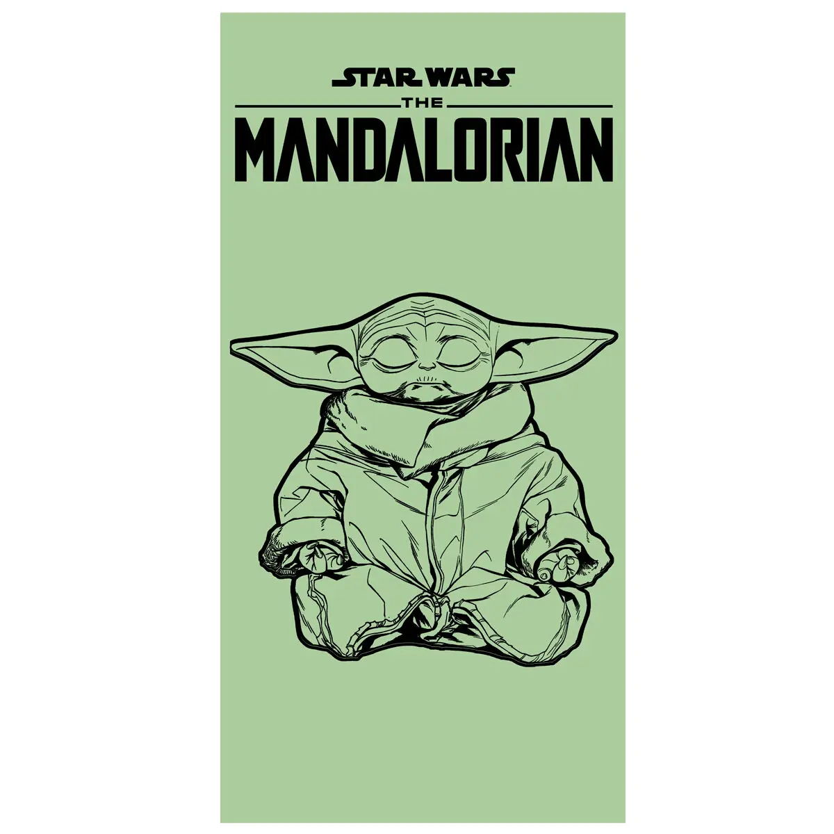 Ręcznik plażowy bawełniany Star Wars Mandalorian zdjęcie produktu