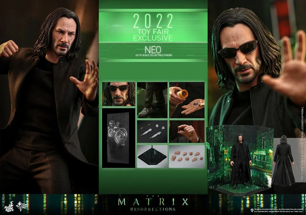 The Matrix Resurrections Figurka Akcji 1/6 Neo Toy Fair Exclusive 32 cm zdjęcie produktu