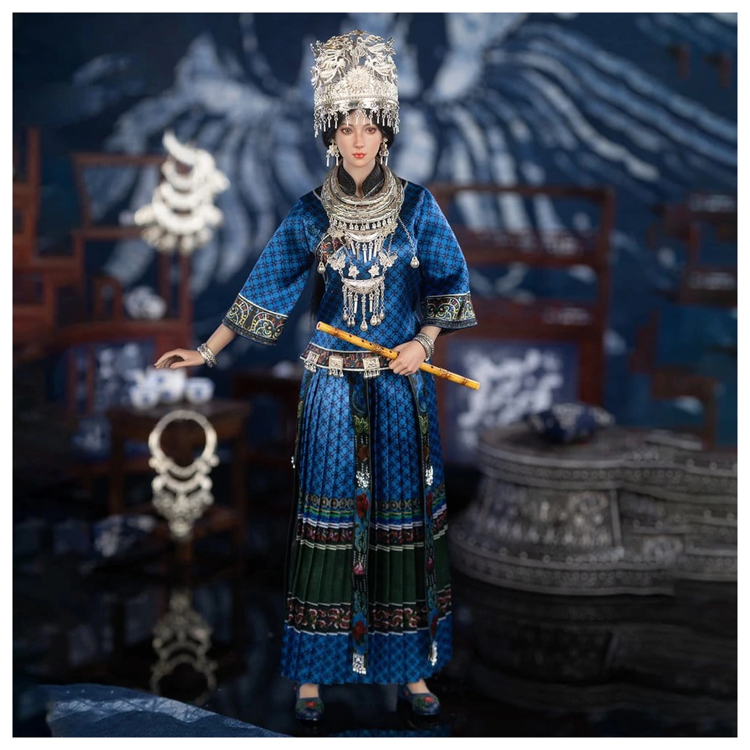 The Miao of China's 56 Ethnic Groups Figurka 1/6 Niebieska 30 cm zdjęcie produktu