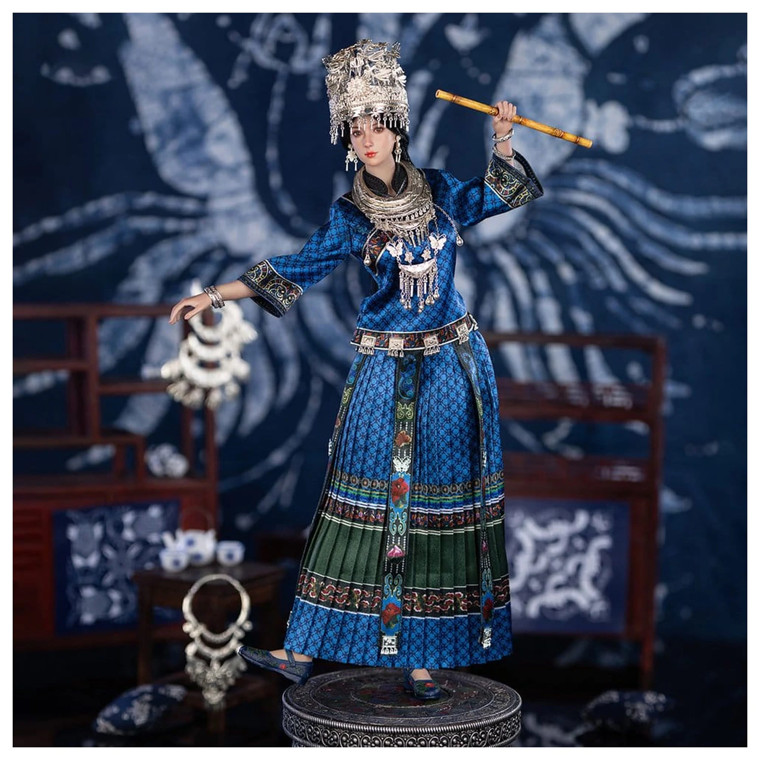 The Miao of China's 56 Ethnic Groups Figurka 1/6 Niebieska 30 cm zdjęcie produktu