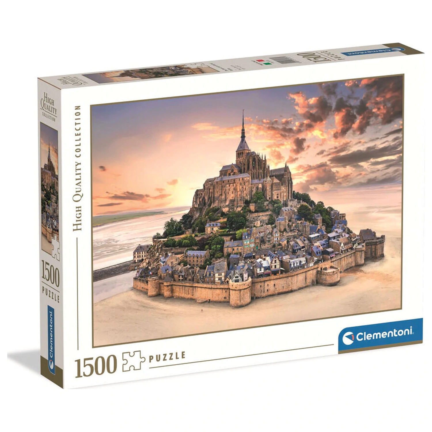The Mont Saint-Michel Risin puzzle 1500 sztuk zdjęcie produktu
