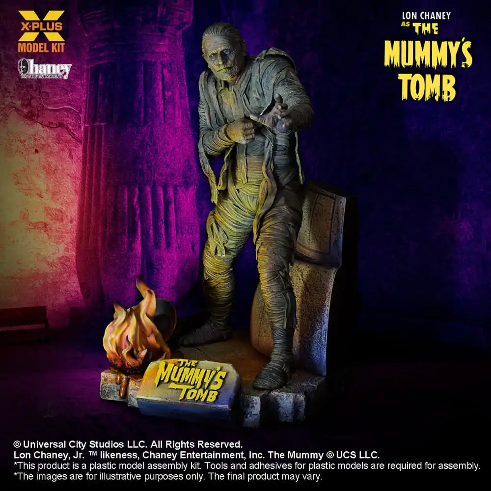 Zestaw Modelarski z Plastiku Grobowiec Mumii 1/8 Lon Chaney Jr. jako Mumia 23 cm zdjęcie produktu