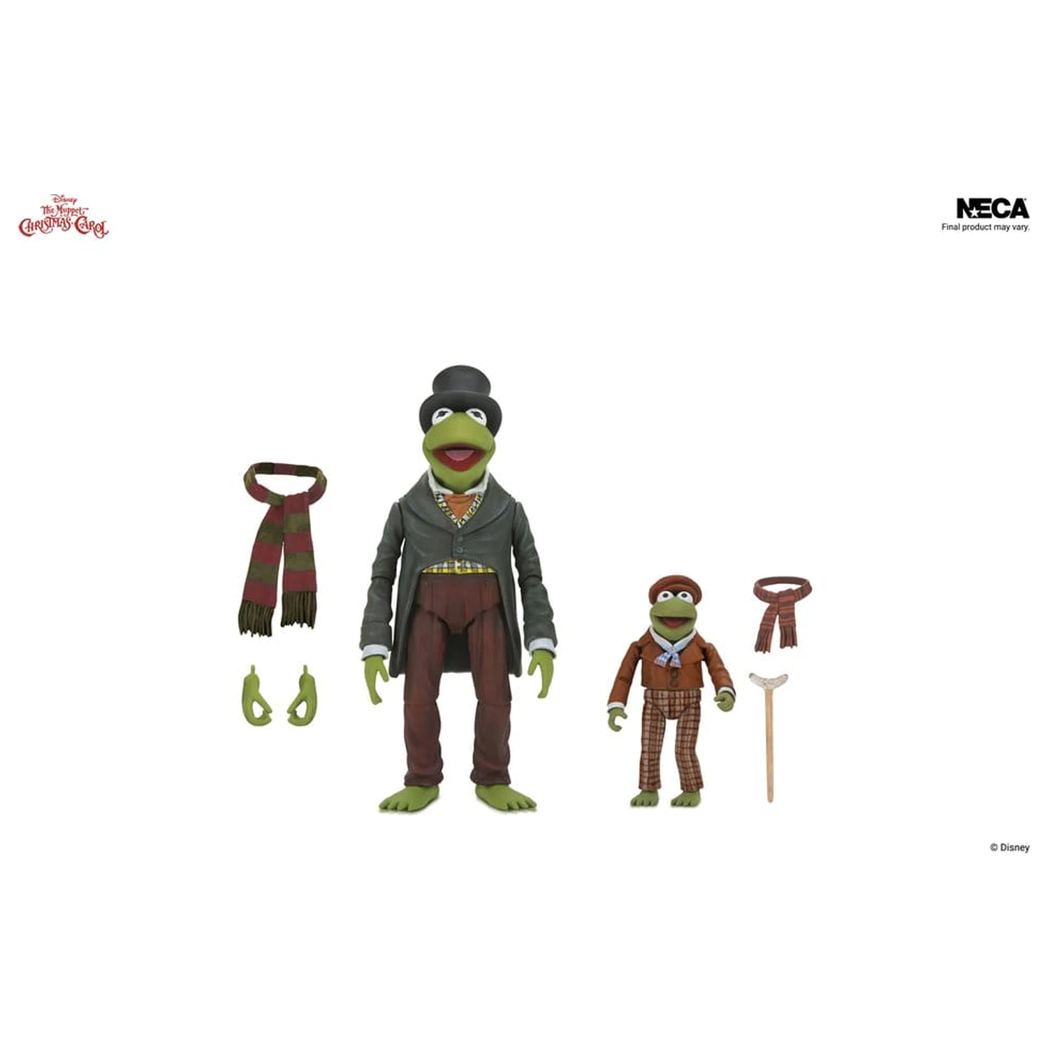 The Muppet Christmas Carol Ultimate Action Figures 2-pak Kermit as Bob Cratchit & Robin as Tiny Tim 18 cm zdjęcie produktu