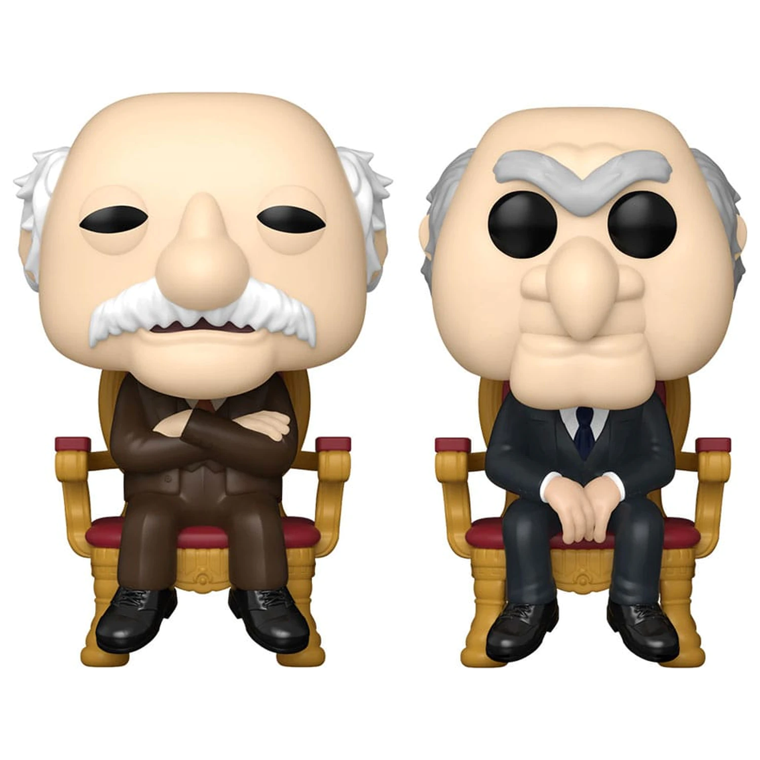 The Muppets Funko POP! Television Winylowe Figurki 2-pak Waldorf & Statler 9 cm zdjęcie produktu