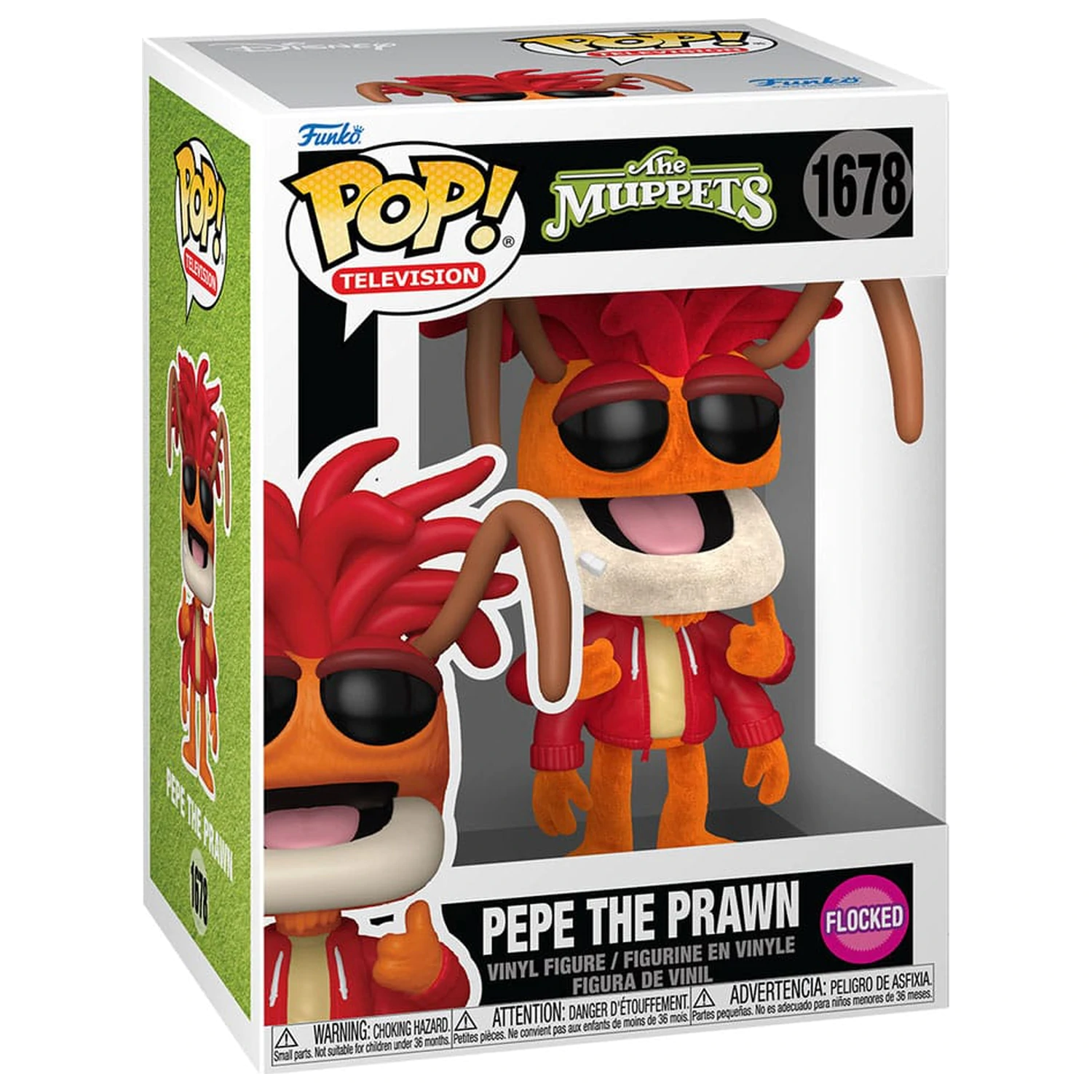 The Muppets Funko POP! Winyl Figurka Pepe the Prawn (Flocked) 9 cm zdjęcie produktu