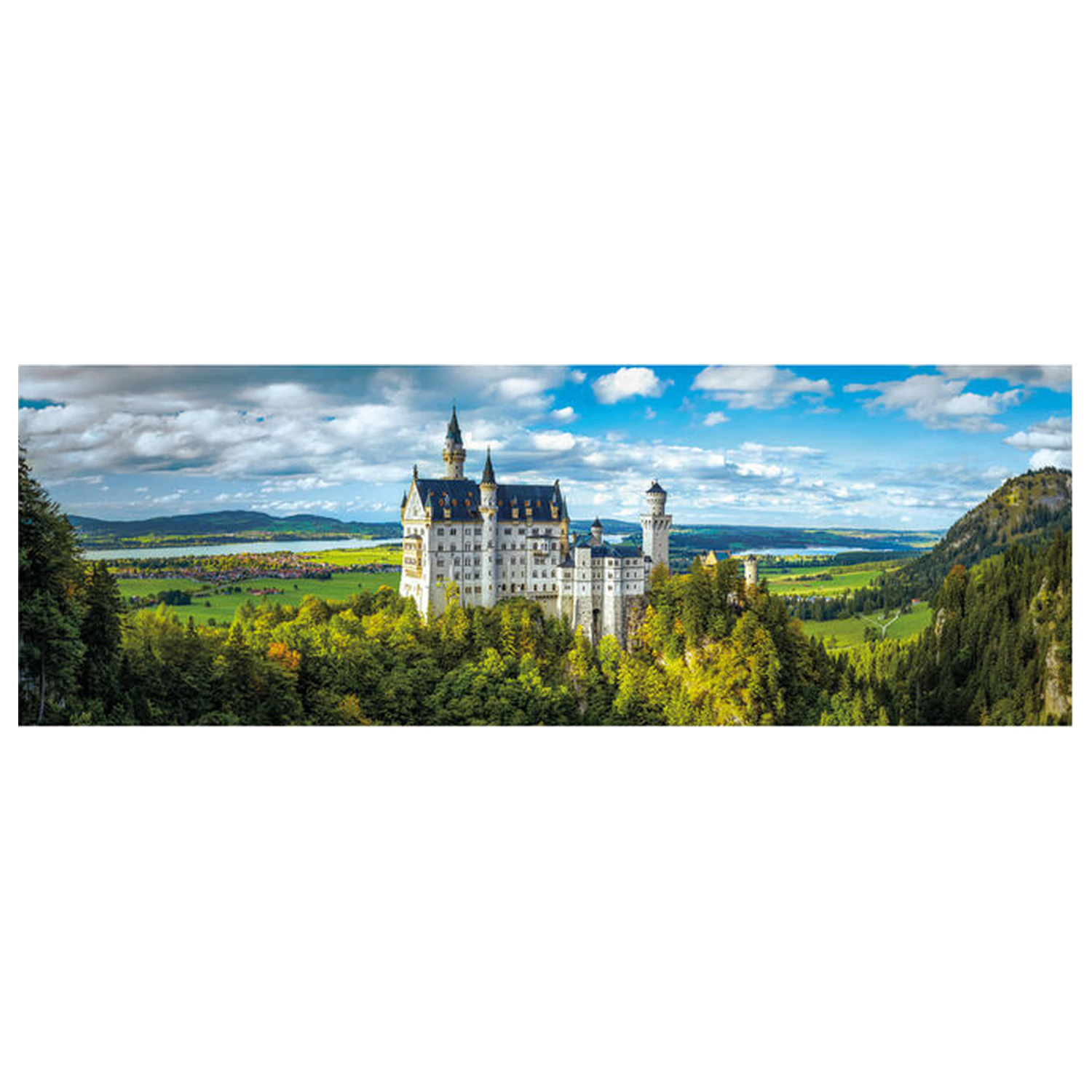 Układanka The Neuschwanstein Castle Panorama 1000 elementów zdjęcie produktu