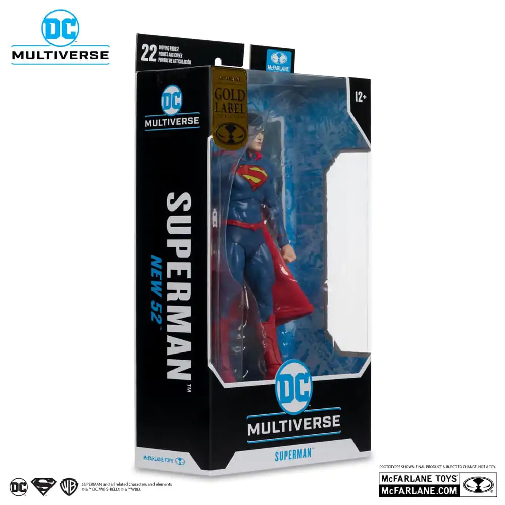 The New 52 DC Multiverse Figurka Akcji Superman (Gold Label) 18 cm zdjęcie produktu