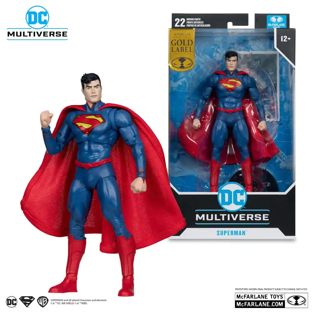 The New 52 DC Multiverse Figurka Akcji Superman (Gold Label) 18 cm zdjęcie produktu