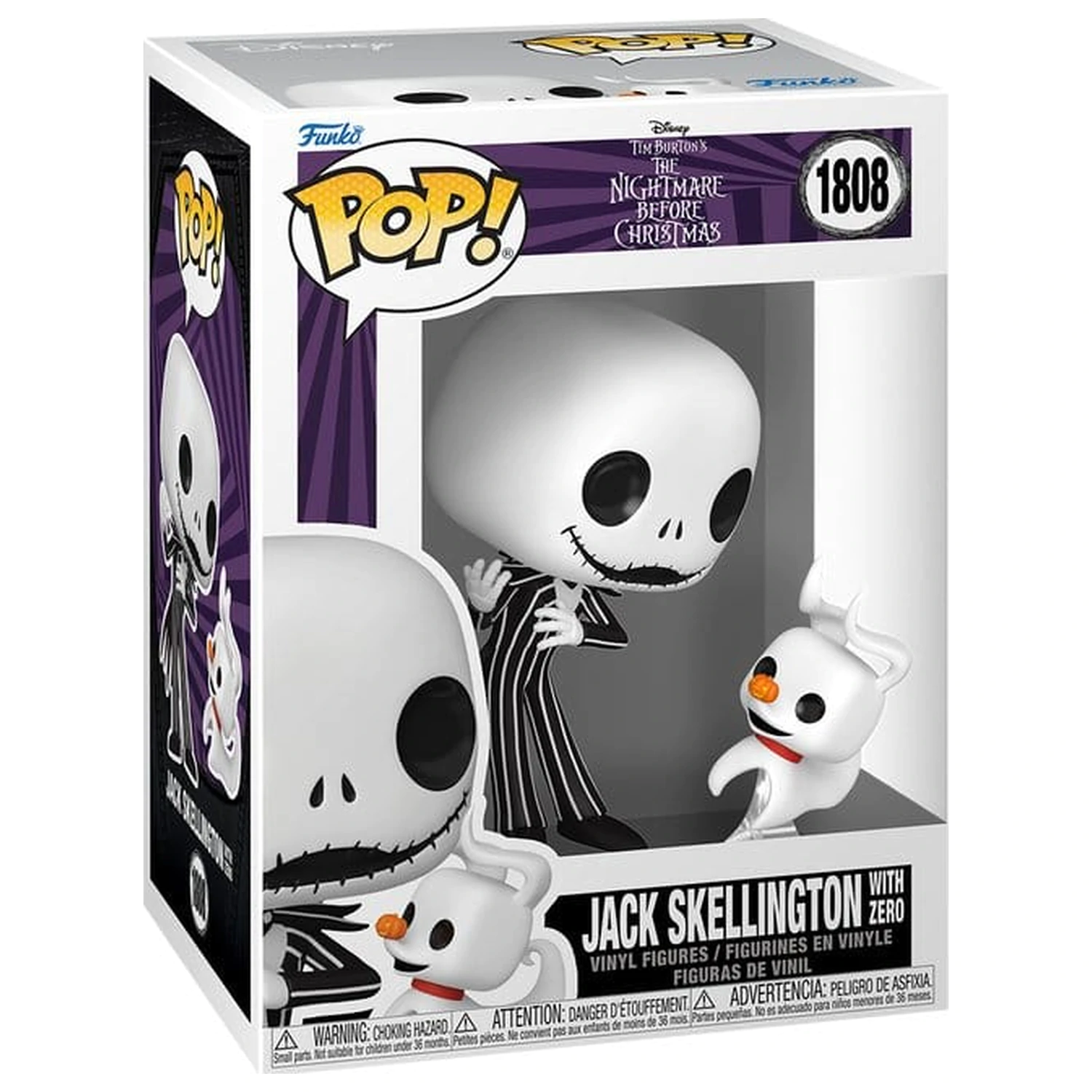 The Nightmare Before Christmas Funko POP! & Buddy Figurka winylowa Jack & Zero 9 cm zdjęcie produktu