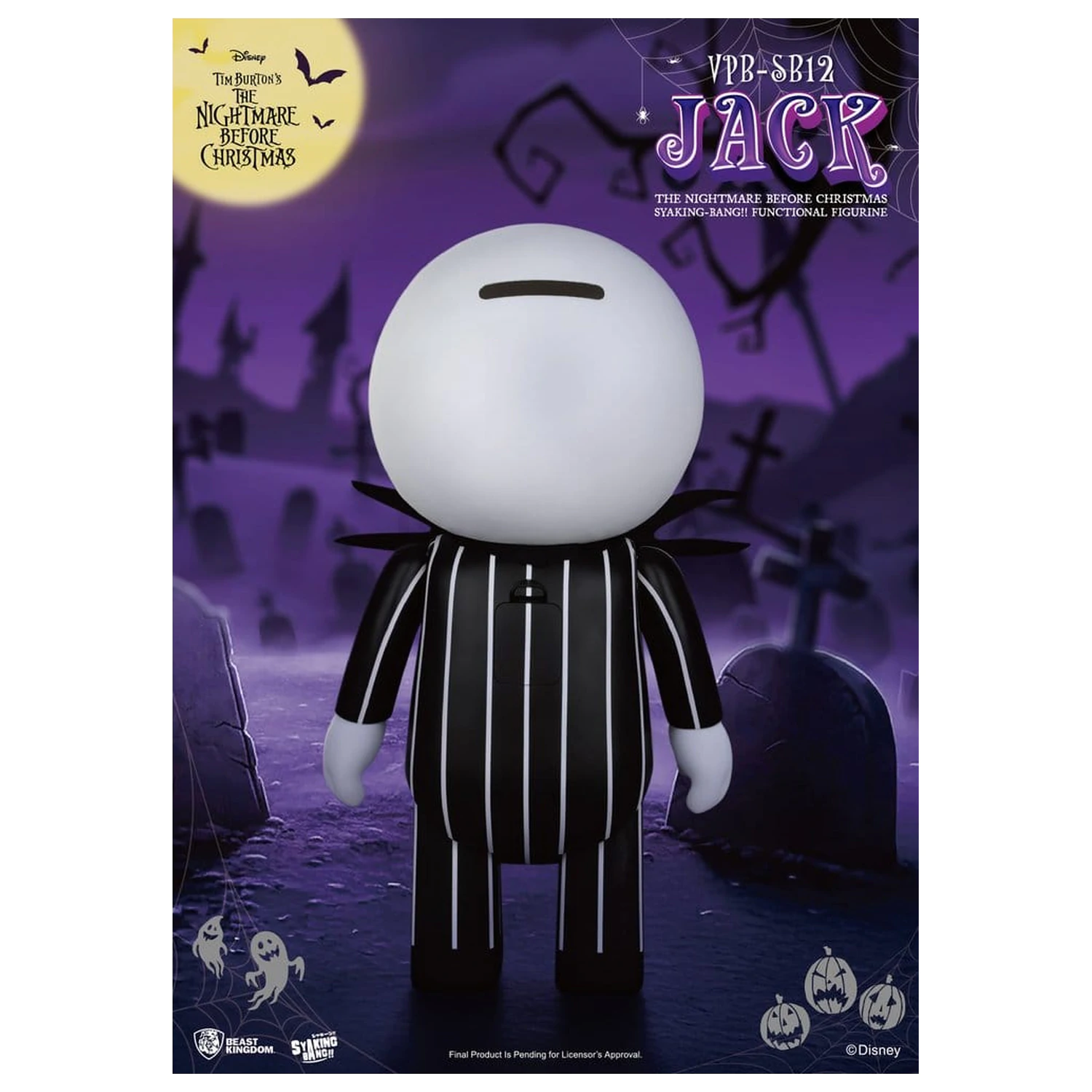 The Nightmare Before Christmas syaking-bang Figure Bank Jack 47 cm zdjęcie produktu