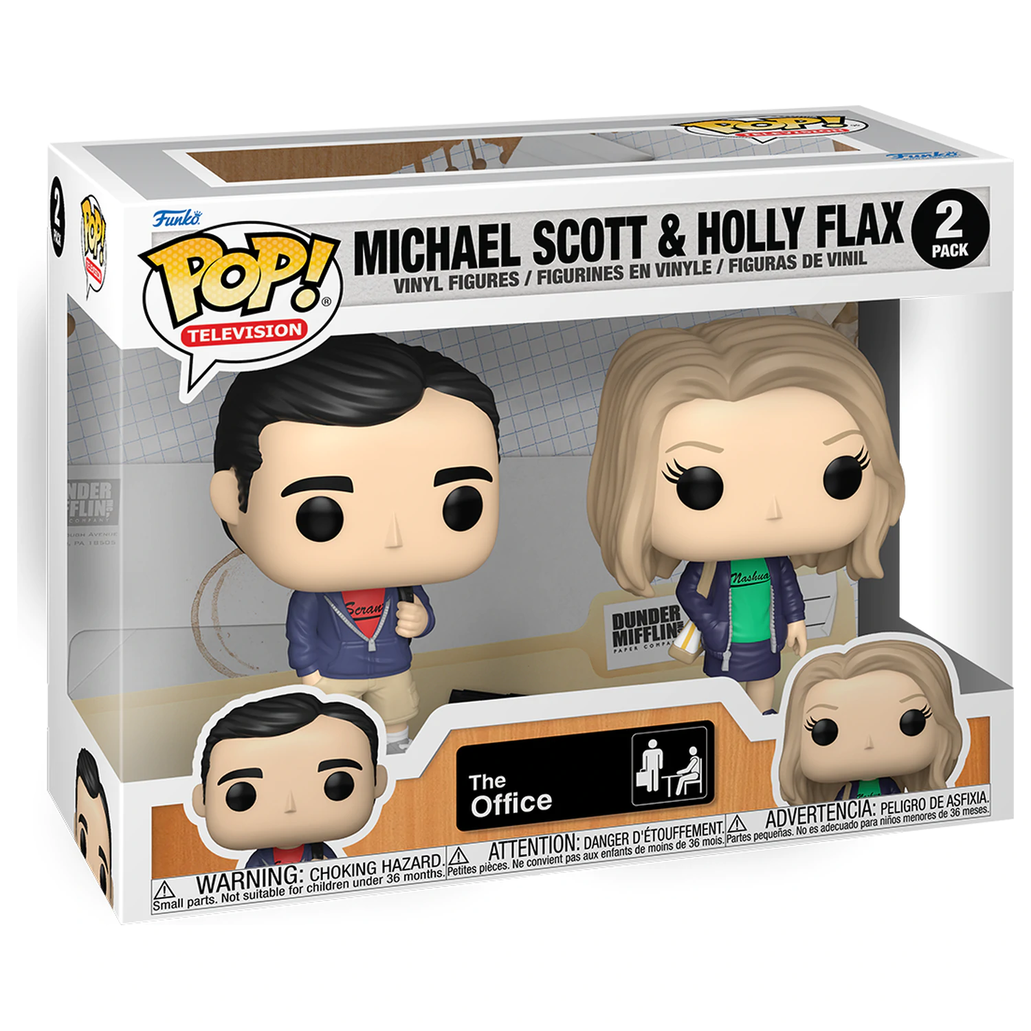 The Office Funko POP! Television Figurki Winylowe 2-Pack Michael & Holly 9 cm zdjęcie produktu