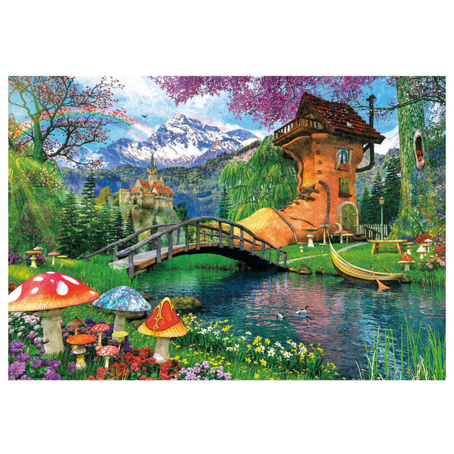The Old Shoes House puzzle 500 elementów zdjęcie produktu