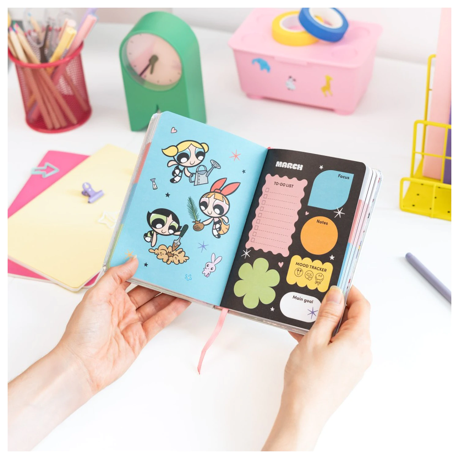 The Powerpuff Girls Akademicki Planer 2026/27 A6 *Angielska Wersja* zdjęcie produktu