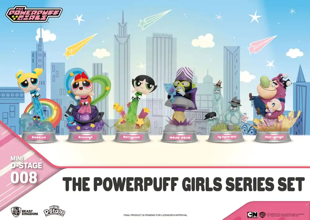 The Powerpuff Girls Mini Diorama Stage Statues The Powerpuff Girls Series Zestaw 12 cm zdjęcie produktu