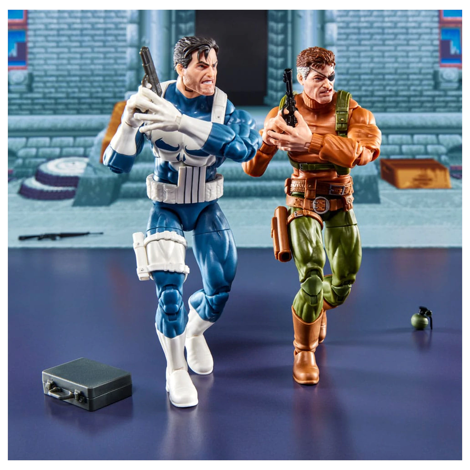 The Punisher Marvel Legends Gamerverse Zestaw 2 figurek akcji Punisher & Nick Fury 15 cm zdjęcie produktu