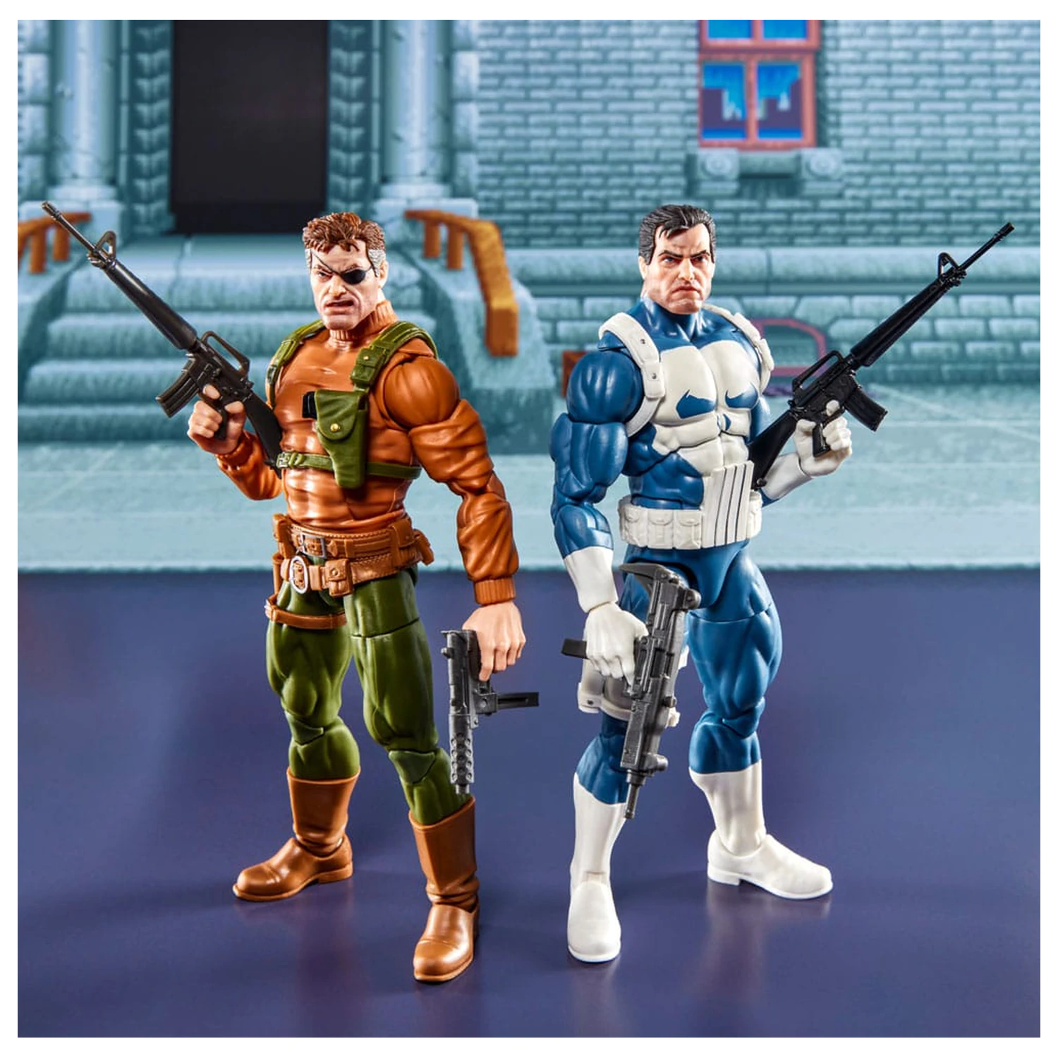 The Punisher Marvel Legends Gamerverse Zestaw 2 figurek akcji Punisher & Nick Fury 15 cm zdjęcie produktu