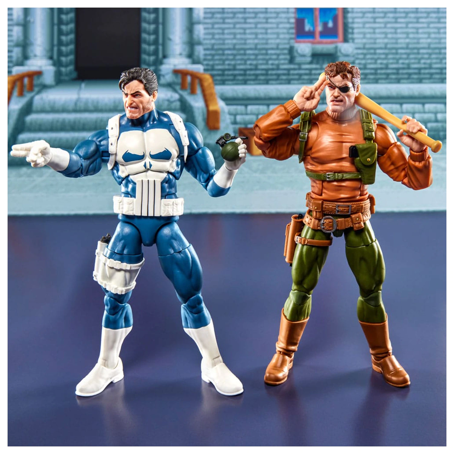 The Punisher Marvel Legends Gamerverse Zestaw 2 figurek akcji Punisher & Nick Fury 15 cm zdjęcie produktu