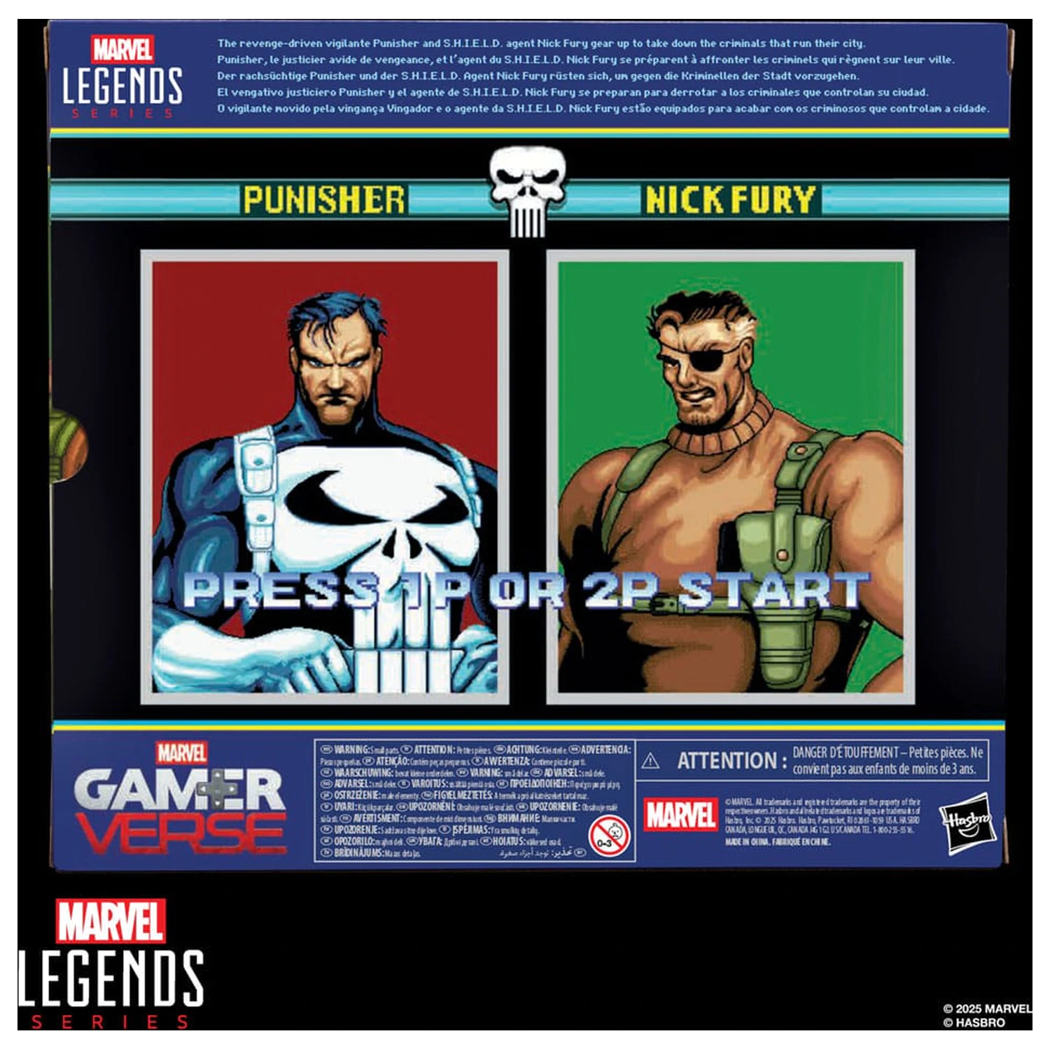 The Punisher Marvel Legends Gamerverse Zestaw 2 figurek akcji Punisher & Nick Fury 15 cm zdjęcie produktu