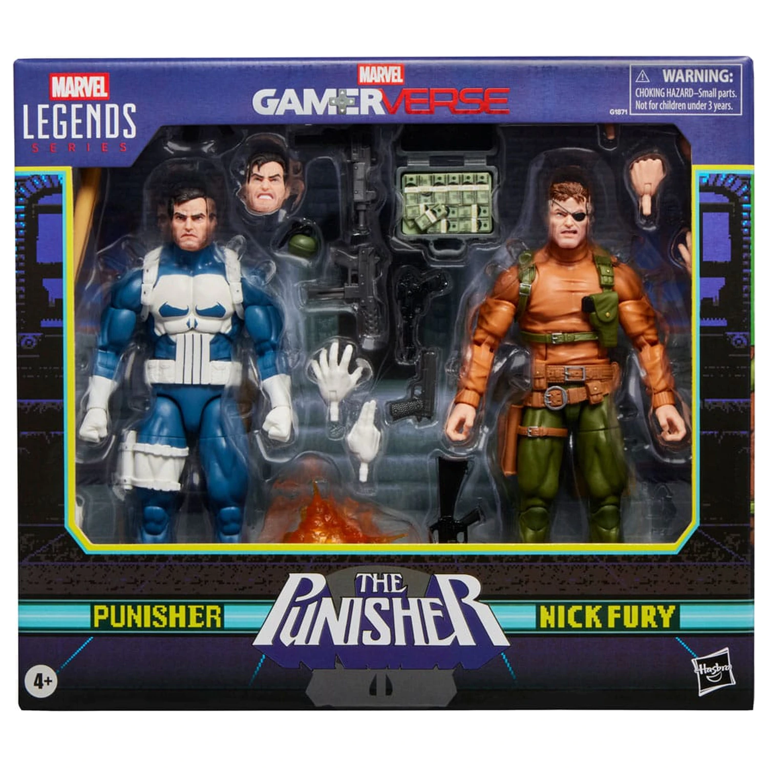 The Punisher Marvel Legends Gamerverse Zestaw 2 figurek akcji Punisher & Nick Fury 15 cm zdjęcie produktu