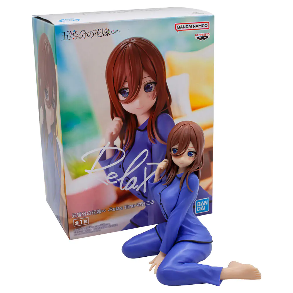 The Quintessential Quintuplets Miku Nakano Figurka Relax Time 12 cm zdjęcie produktu