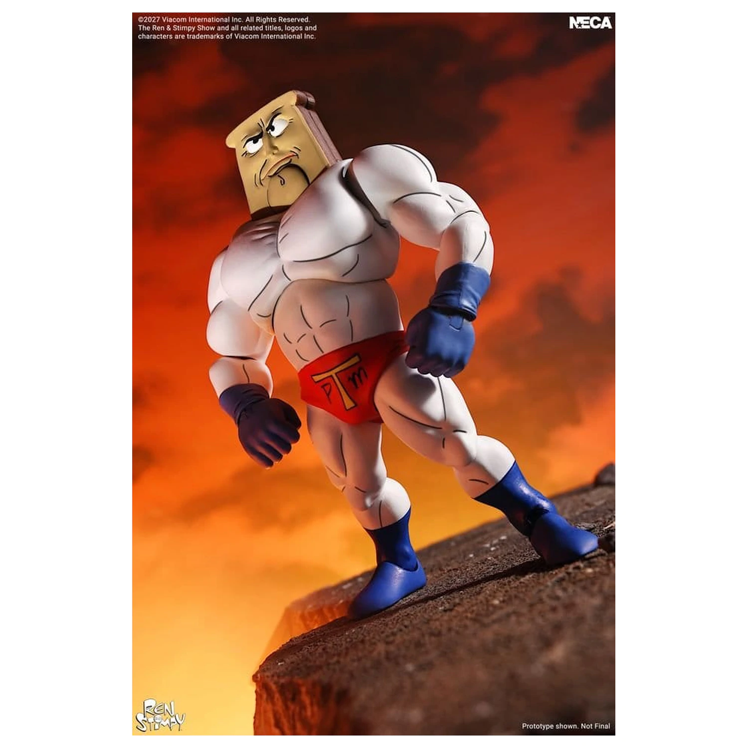 The Ren & Stimpy Show figurka Ultimate Powdered Toast Man 18 cm zdjęcie produktu