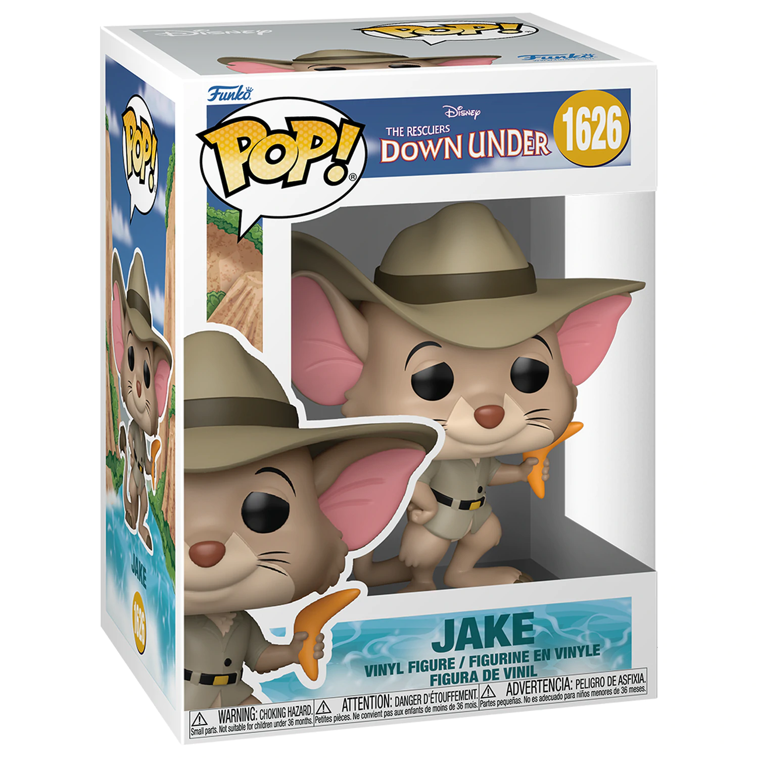 Figurka winylowa Funko POP! Disney The Rescuers Down Under Jake 9 cm zdjęcie produktu