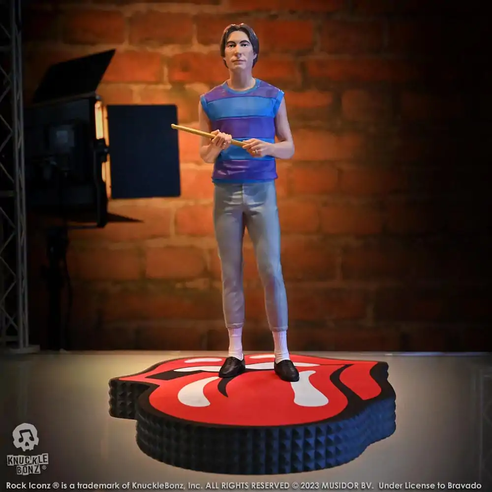 The Rolling Stones Rock Iconz Statue Charlie Watts (Tattoo You Tour 1981) 22 cm Figurka zdjęcie produktu