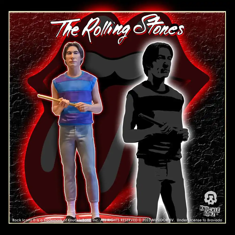 The Rolling Stones Rock Iconz Statue Charlie Watts (Tattoo You Tour 1981) 22 cm Figurka zdjęcie produktu