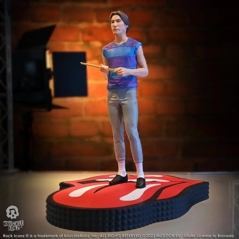 The Rolling Stones Rock Iconz Statue Charlie Watts (Tattoo You Tour 1981) 22 cm Figurka zdjęcie produktu