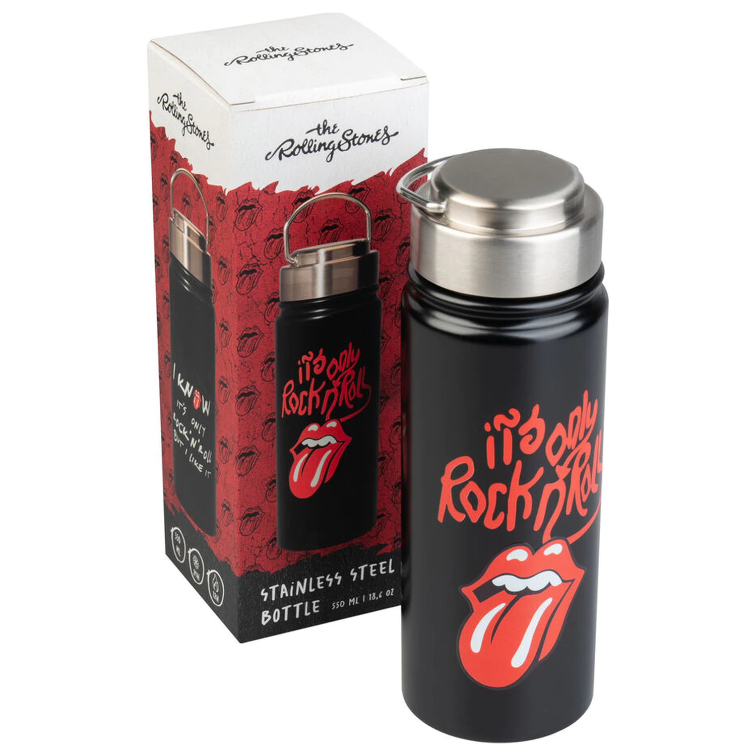 Butelka ze stali nierdzewnej The Rolling Stones 500ml zdjęcie produktu
