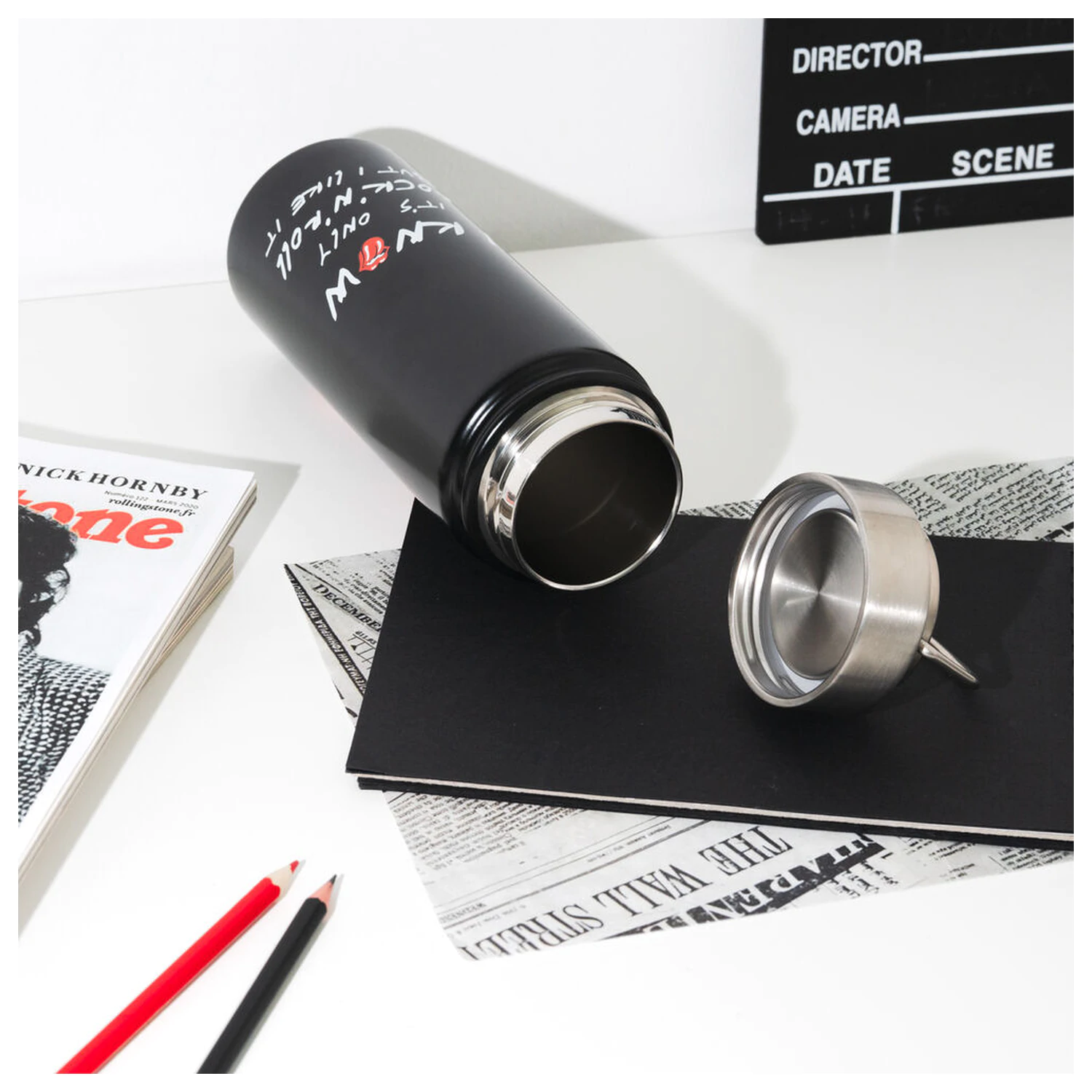 Butelka ze stali nierdzewnej The Rolling Stones 500ml zdjęcie produktu