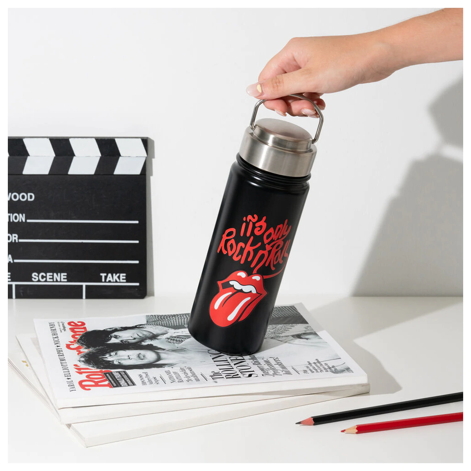 Butelka ze stali nierdzewnej The Rolling Stones 500ml zdjęcie produktu