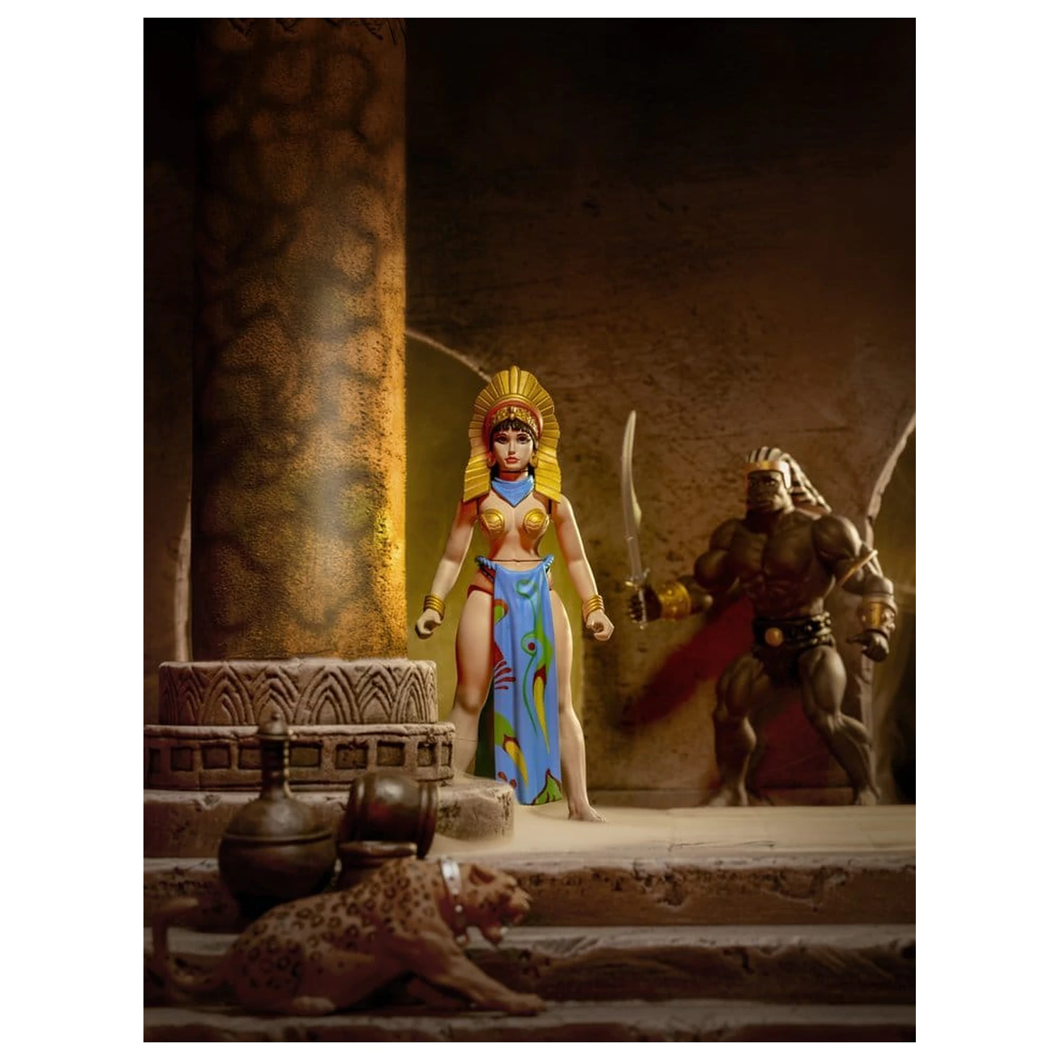 The Savage World of Frazetta Action Figure Set Egyptian Queen & The Guard (Museum Edition) 14 cm zdjęcie produktu