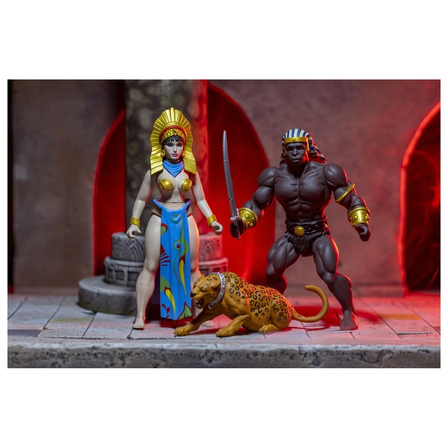 The Savage World of Frazetta Action Figure Set Egyptian Queen & The Guard (Museum Edition) 14 cm zdjęcie produktu