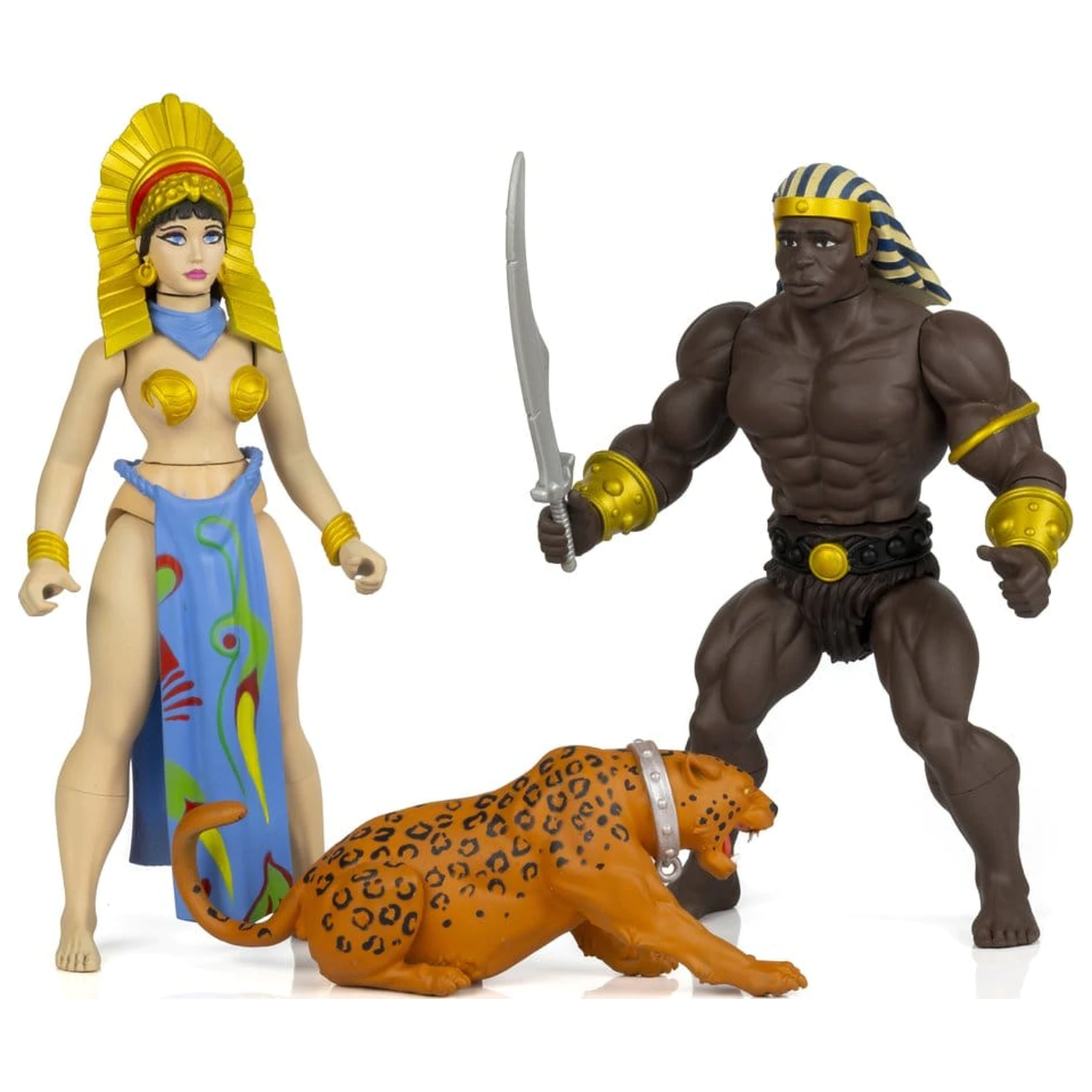 The Savage World of Frazetta Action Figure Set Egyptian Queen & The Guard (Museum Edition) 14 cm zdjęcie produktu