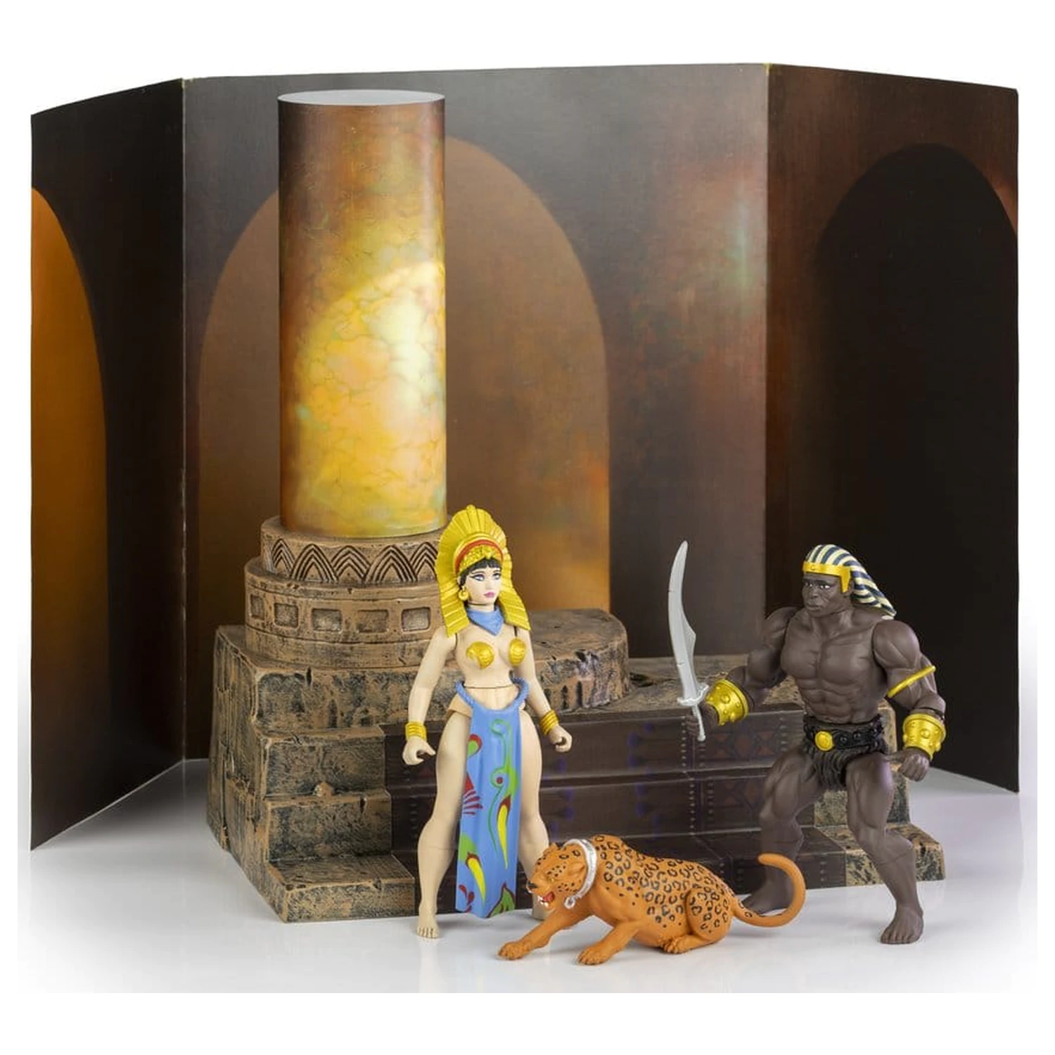 The Savage World of Frazetta Action Figure Set Egyptian Queen & The Guard (Museum Edition) 14 cm zdjęcie produktu