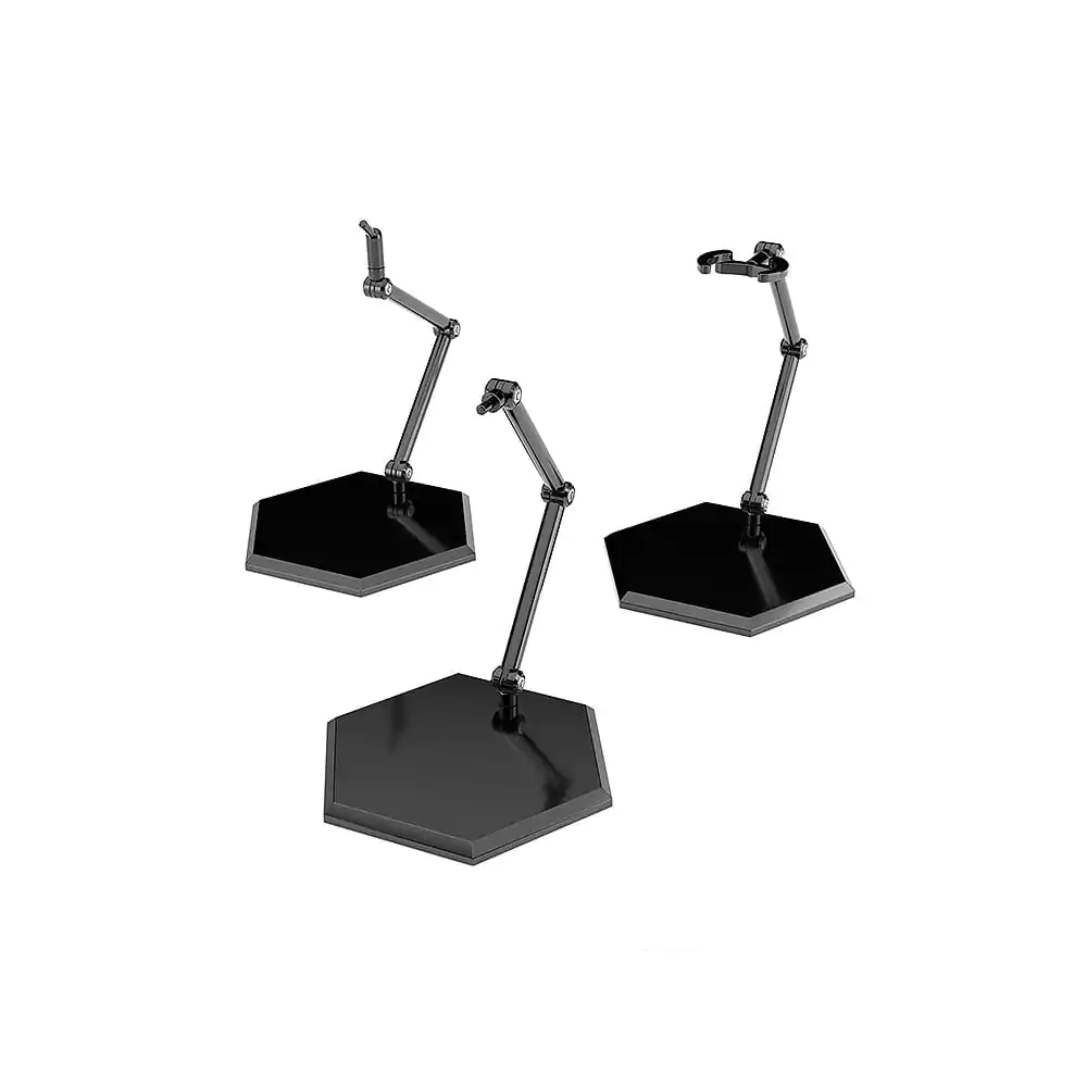 The Simple Stand Mini Nendoroid Więcej dla Minifigurek i Modeli Czarny Hex Type 3-pak zdjęcie produktu