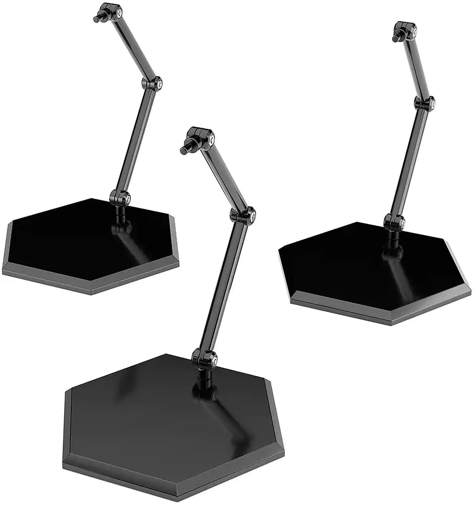 The Simple Stand Mini Nendoroid Więcej dla Minifigurek i Modeli Czarny Hex Type 3-pak zdjęcie produktu
