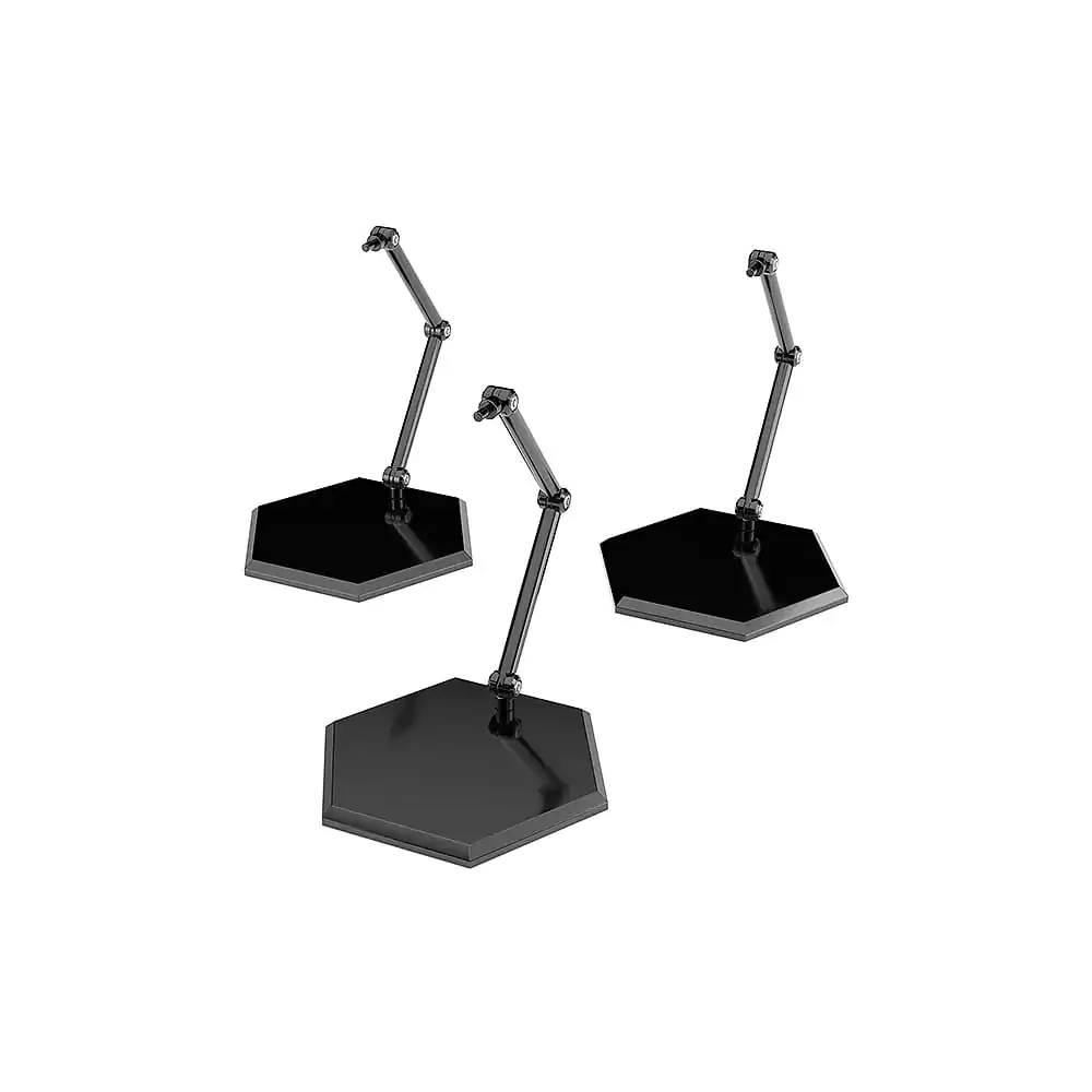 The Simple Stand Mini Nendoroid Więcej dla Minifigurek i Modeli Czarny Hex Type 3-pak zdjęcie produktu