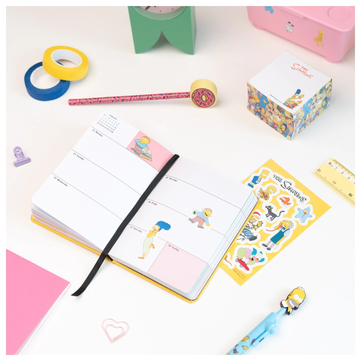 The Simpsons Academic Planner 2026/27 A6 wersja angielska zdjęcie produktu