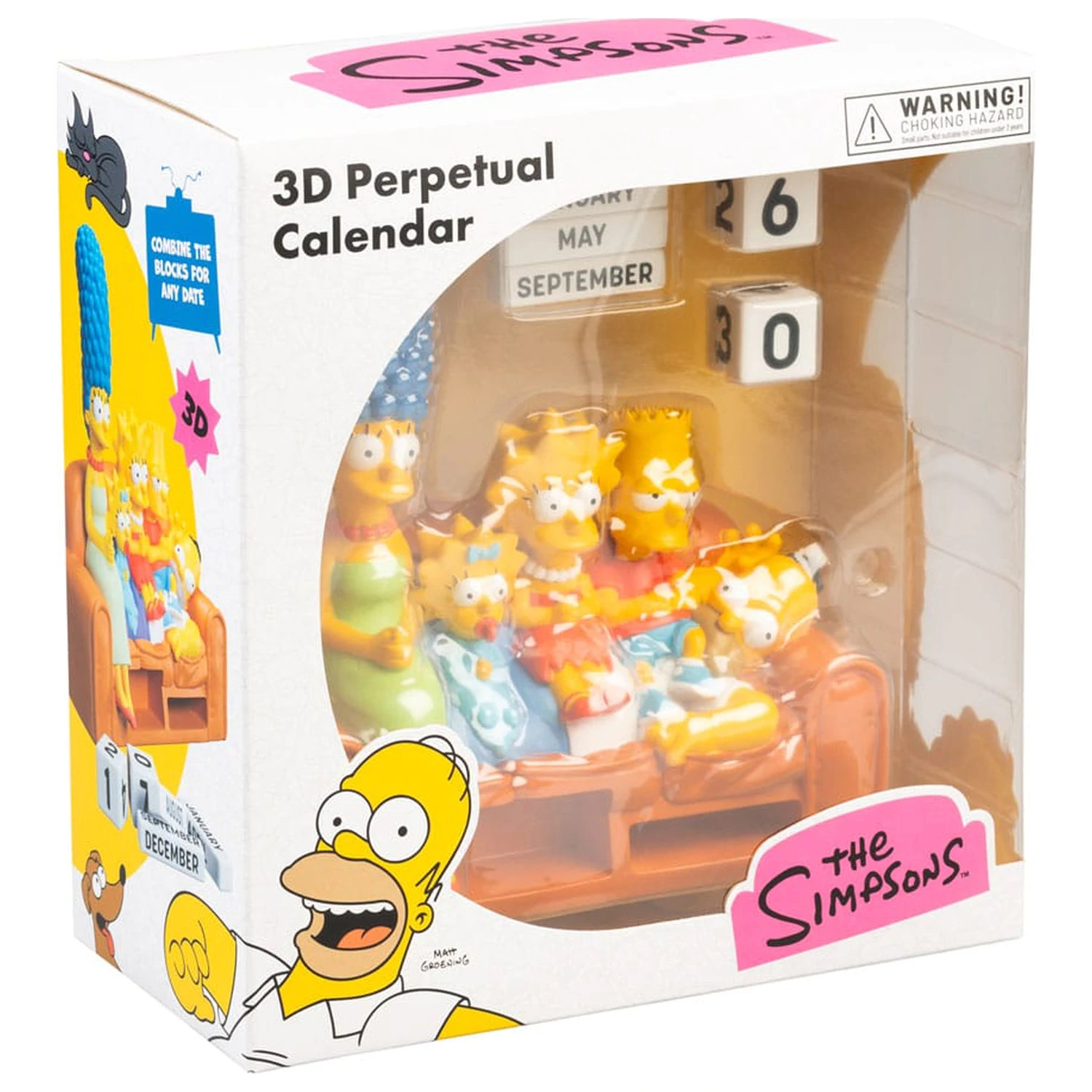 Kalendarz wieczny 3D The Simpsons zdjęcie produktu