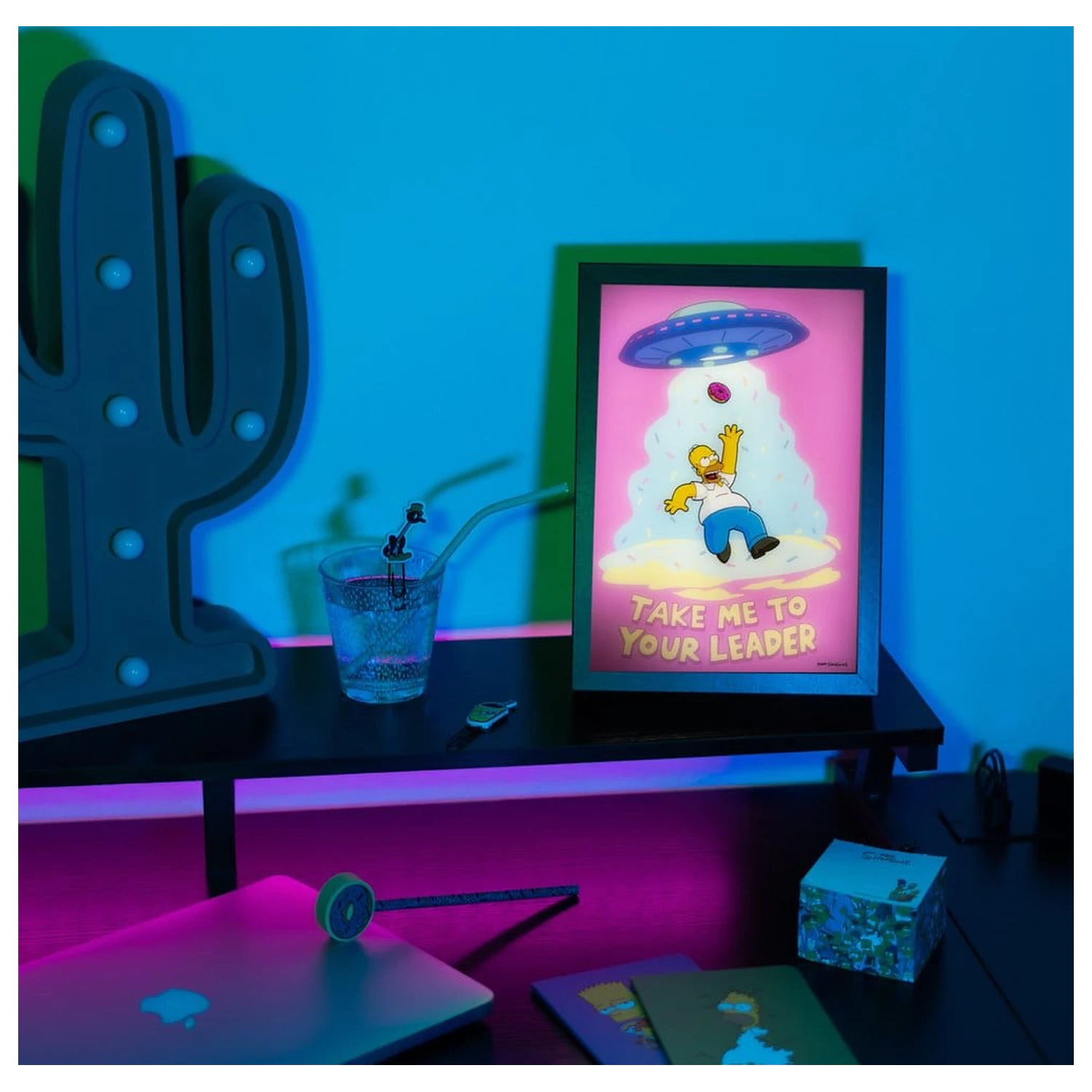 The Simpsons Oprawiony Plakat LED 20 x 28 cm zdjęcie produktu