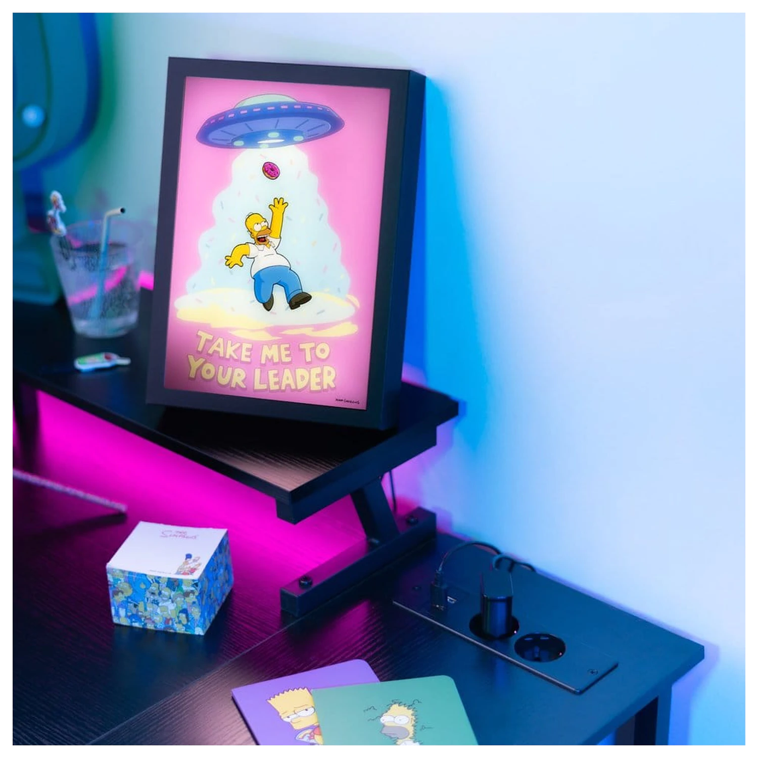 The Simpsons Oprawiony Plakat LED 20 x 28 cm zdjęcie produktu